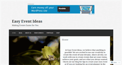 Desktop Screenshot of easyeventideas.com